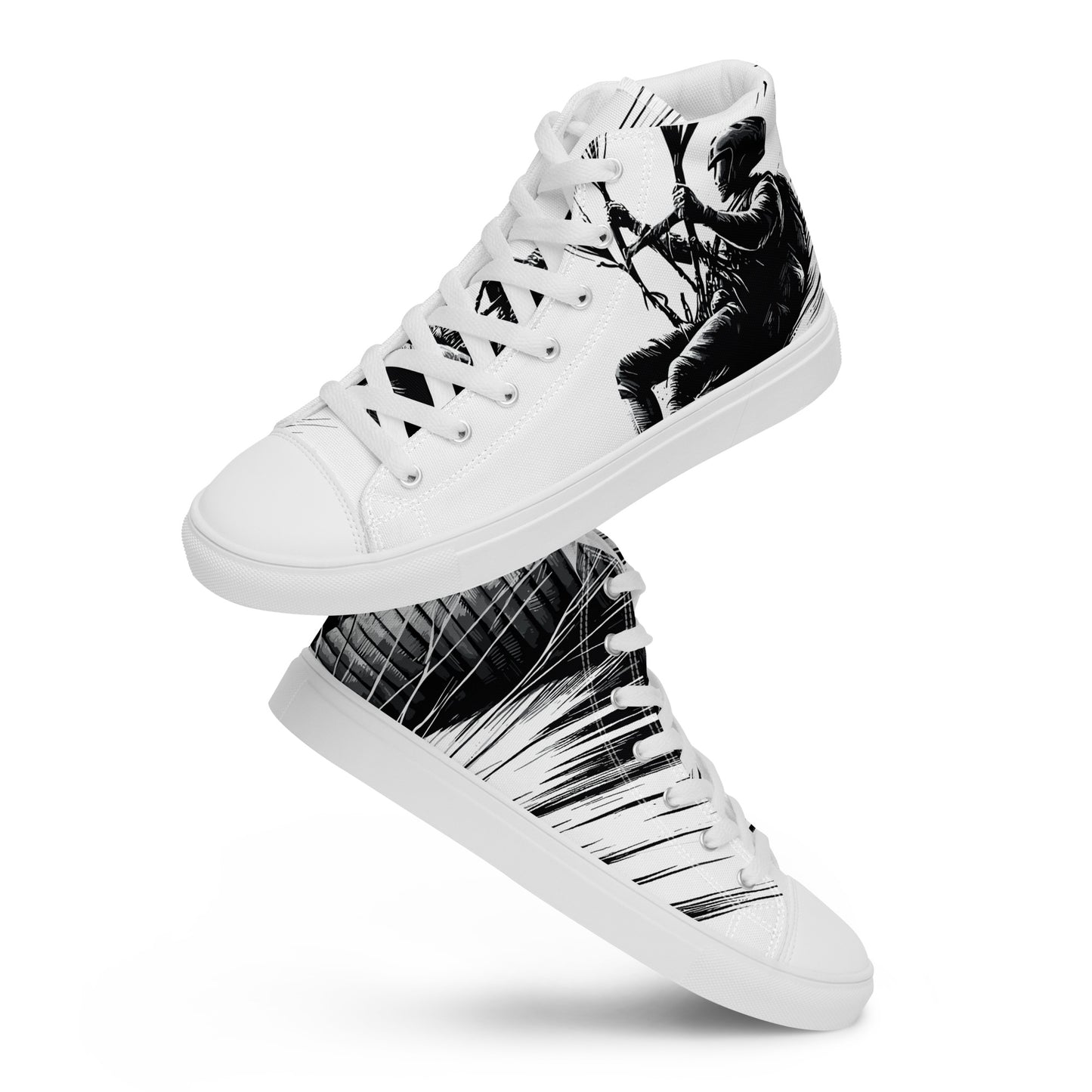 Women’s high top canvas shoes