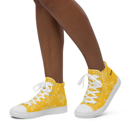 Women’s high top canvas shoes