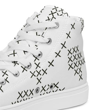 Women’s high top canvas shoes