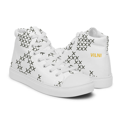 Women’s high top canvas shoes