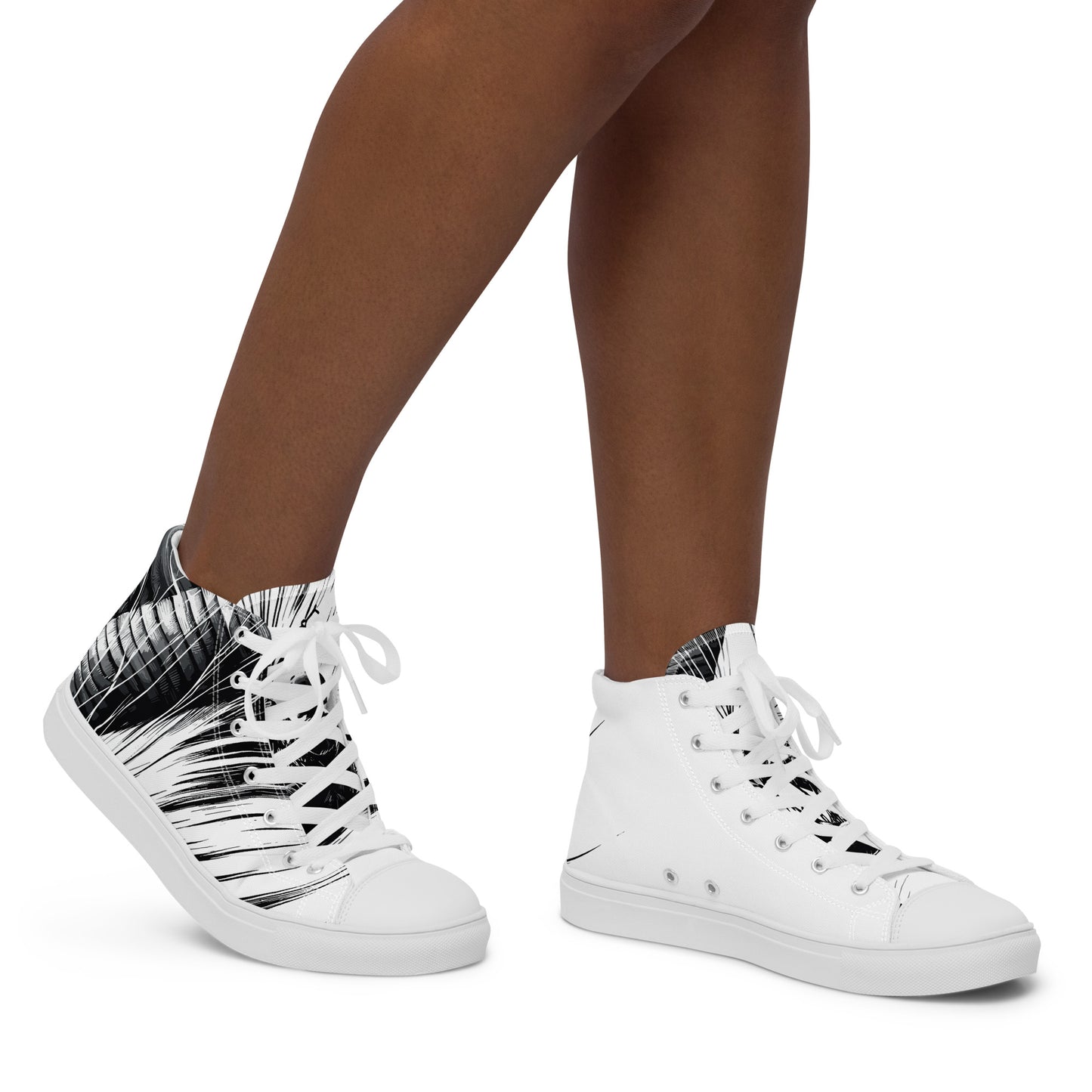 Women’s high top canvas shoes