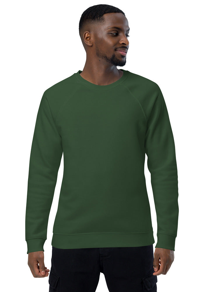 Eco-Friendly Unisex Raglan Sweatshirt Made of Organic Cotton